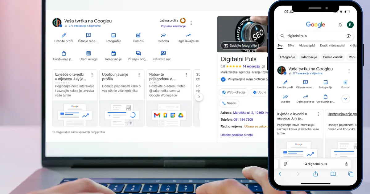 Google My Business (Google Business Profile): vodič za Hrvatsku 2025.