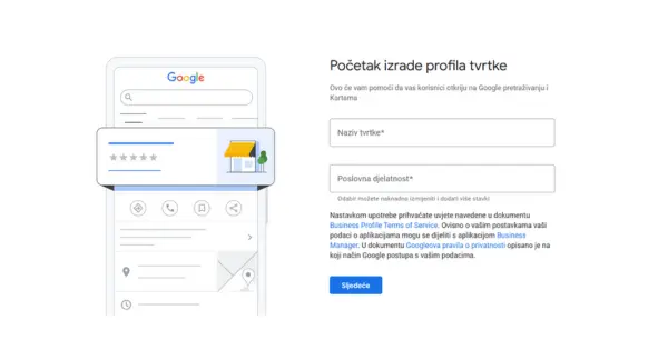 Kako otvoriti Google Business profil korak po korak