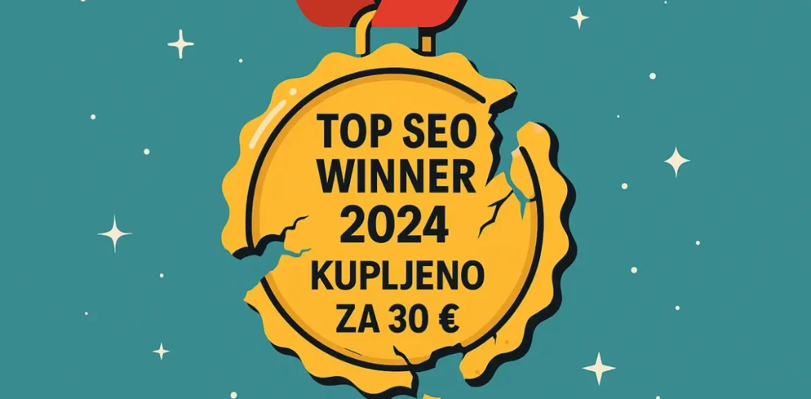 Nagrađivana SEO agencija i izmišljene nagrade: kako prepoznati prevaru prije nego što vas košta